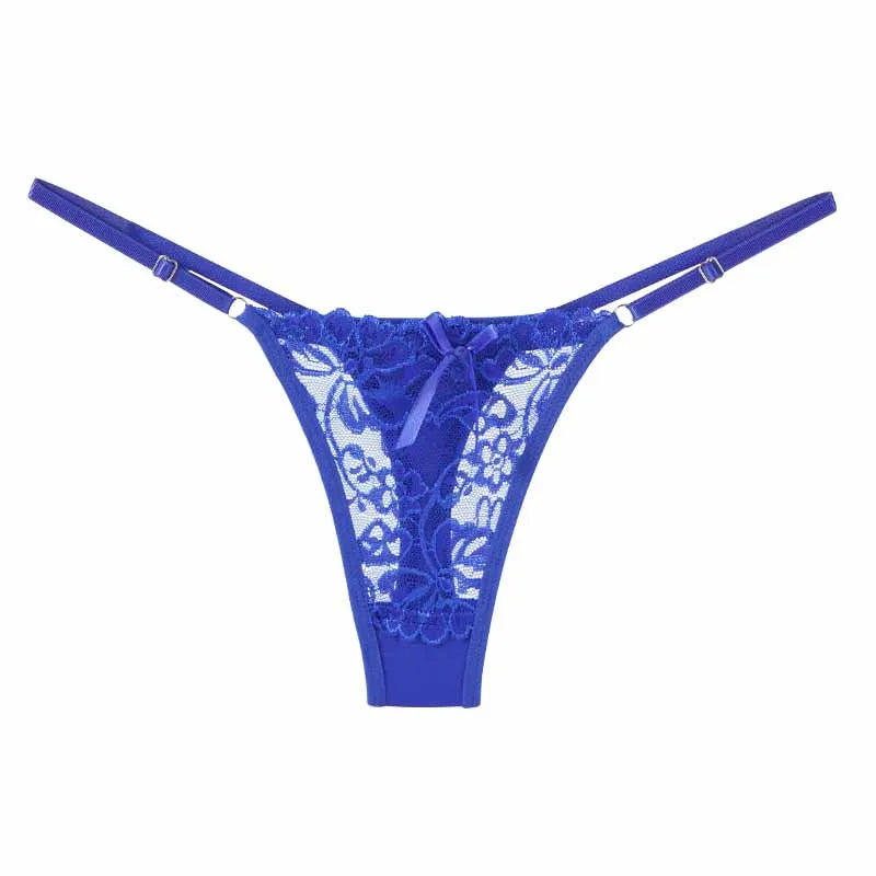 Sexy Lingerie Culotte van Verstelbare Kant voor Vrouwen, Lage Taille en Ademend