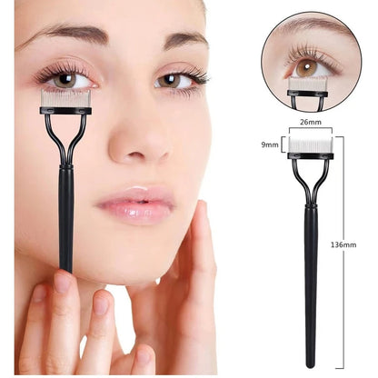 Professionele Wimperseparator met Roestvrijstalen Tanden - Perfecte Kruller & Kam voor een Onberispelijke Mascaratoepassing