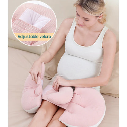 ComfortFit Zwangerschapssteunpillow - Verstelbaar Lichaampil voor Aankomende Moeders, Perfect voor Rustige Slaap en Ultiem Comfort