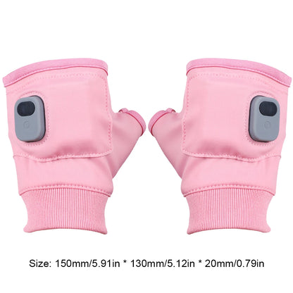 Ultieme Oplaadbare Touchscreen Verwarmde Handschoenen - 360° Warmte voor Buiten Hiking en Fietsen, Vingerloze Ontwerp voor Maximale Behendigheid!
