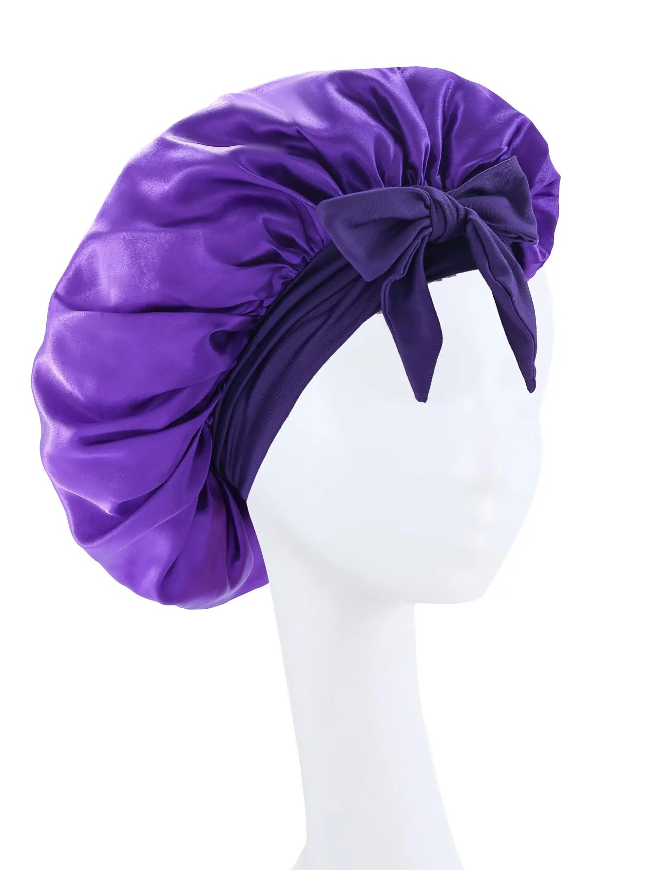 Premium Satin Sleep Bonnet – Overnight Hair Protection