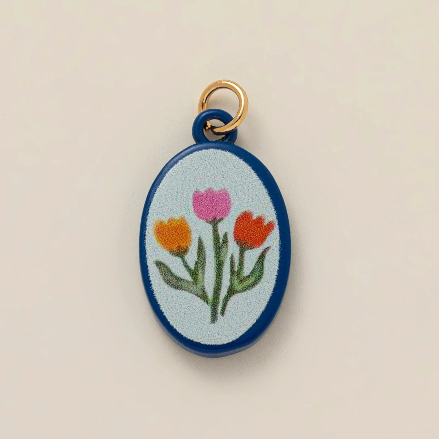Flower Enamel Charms Tulip Fruit Pendants DIY Jewelry