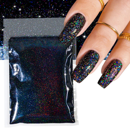 10g Blauw Groene Gloei-in-het-Donker Nagelpoeder - Luminieuze Pigmentstof voor Indrukwekkende Sieraden en Knutsel Decoraties