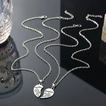 Charmante Antiek Zilver Sieraden Set voor Moeders en Dochters: Een Mooie Expressie van Liefde en Stijl