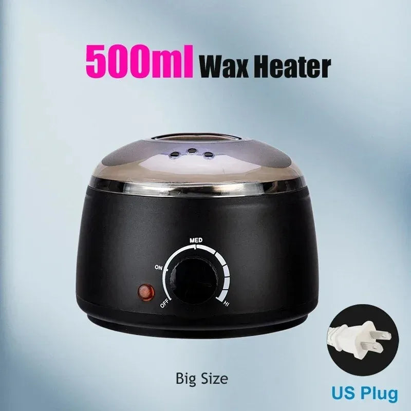 Moeiteloze Haarverwijdering: 500ml Wax Smeltmachine - Snelle Verhitting Epilator met Wax Bonen en Pot