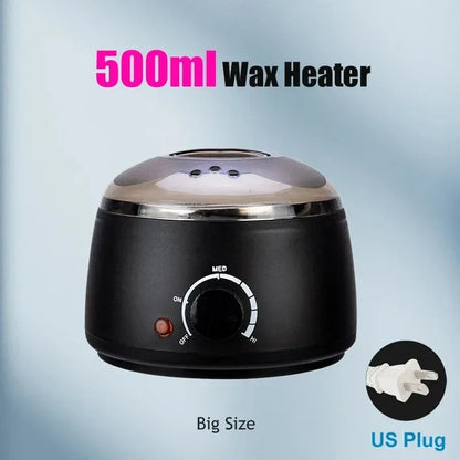 Moeiteloze Haarverwijdering: 500ml Wax Smeltmachine - Snelle Verhitting Epilator met Wax Bonen en Pot