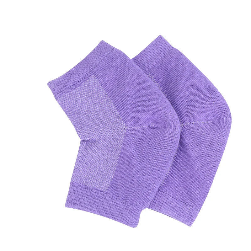 Revitaliseer je voeten: Kleurige siliconen gel hiel sokken voor hydratatie en het repareren van gebarsten hielen - Perfect voor verlichting van hielspoor!