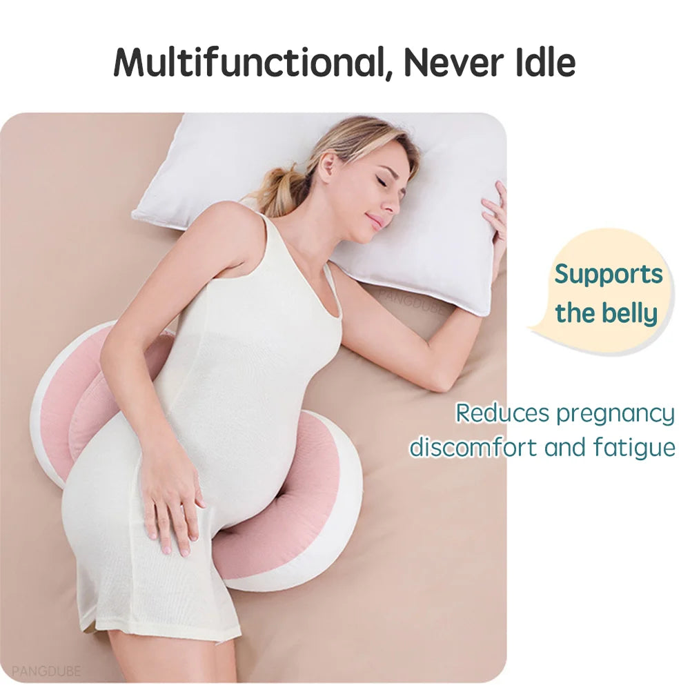 ComfortFit Zwangerschapssteunpillow - Verstelbaar Lichaampil voor Aankomende Moeders, Perfect voor Rustige Slaap en Ultiem Comfort