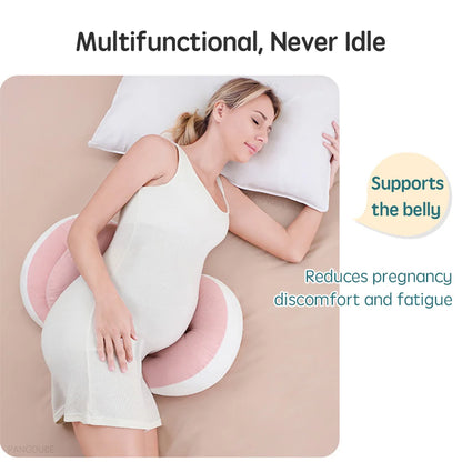ComfortFit Zwangerschapssteunpillow - Verstelbaar Lichaampil voor Aankomende Moeders, Perfect voor Rustige Slaap en Ultiem Comfort