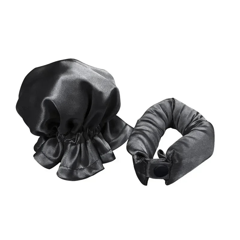 Revolutionaire Hittevrije Krulstaaf: Luxueuze Zijde Krullen zonder Hitte - Zachte Haarrollers en Comfortabele Slaapband voor Makkelijke Haarstyling!