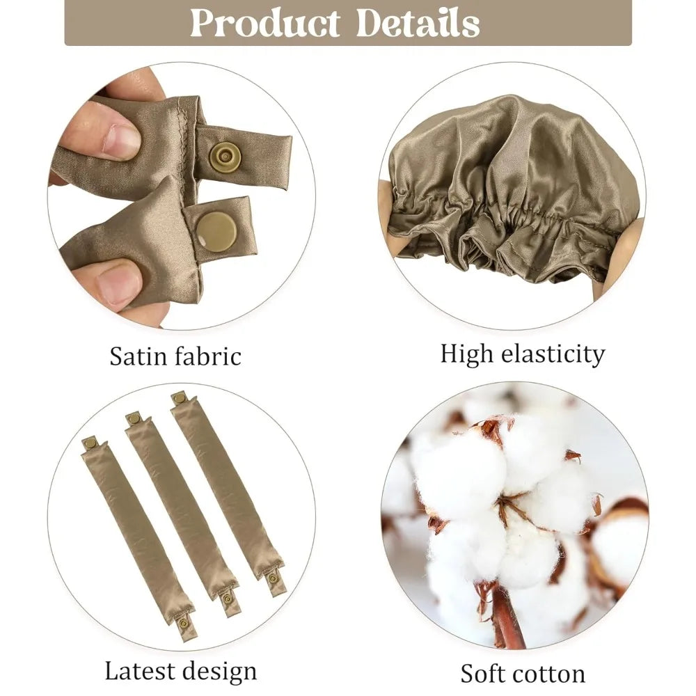 Revolutionaire Hittevrije Krulstaaf: Luxueuze Zijde Krullen zonder Hitte - Zachte Haarrollers en Comfortabele Slaapband voor Makkelijke Haarstyling!
