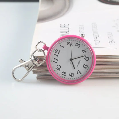 Charmante Vintage Pocket Watch Sleutelhanger Afstandsbediening Klok – Perfect voor Studenten en Medische Professionals!