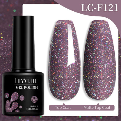 LILYCUTE 7ML Snelle-Extensions Nagelgel - Semi-permanente Acryl Kristalwit & Helder Nude Nagellak voor Prachtige UV Opbouw