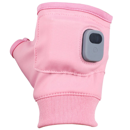 Ultieme Oplaadbare Touchscreen Verwarmde Handschoenen - 360° Warmte voor Buiten Hiking en Fietsen, Vingerloze Ontwerp voor Maximale Behendigheid!
