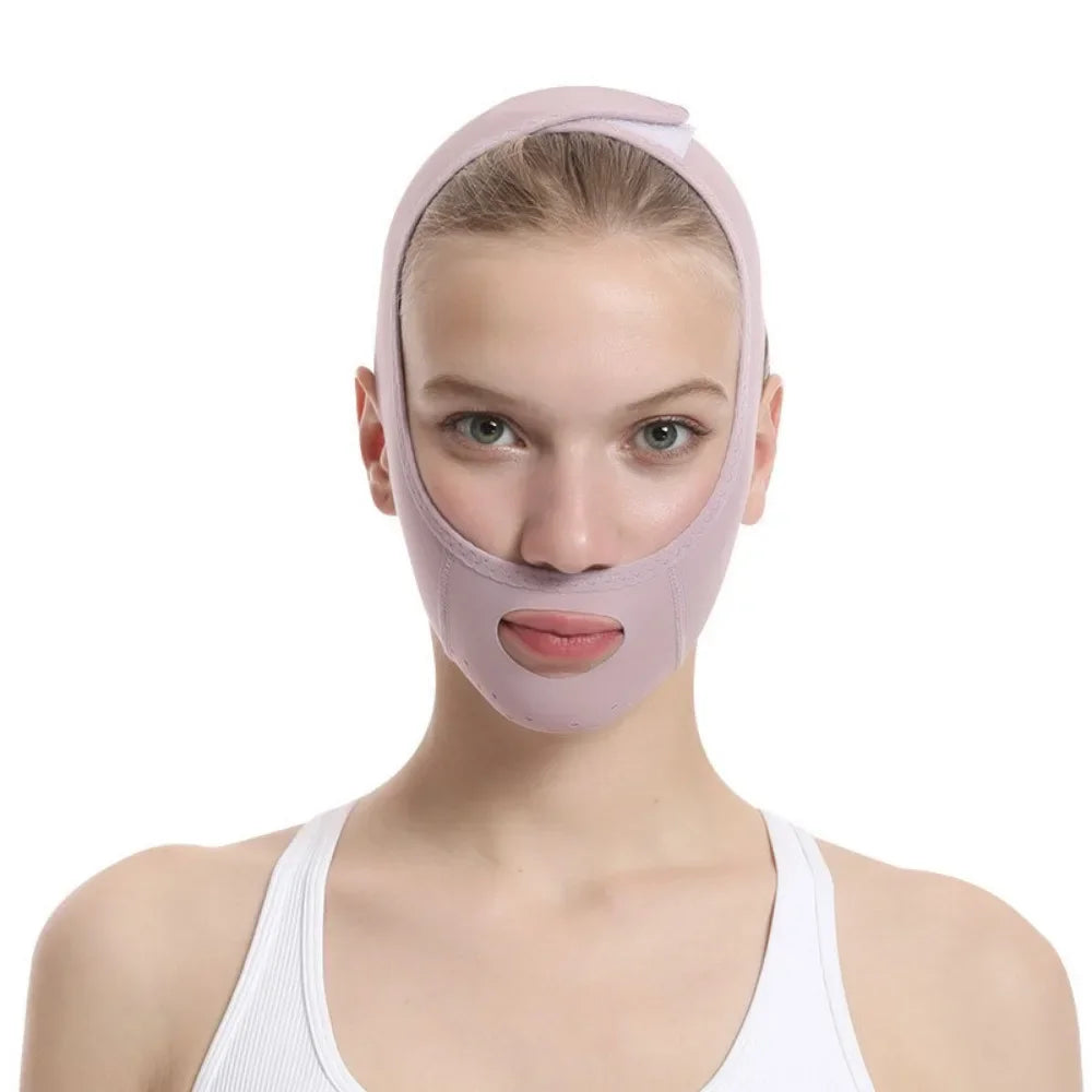 Revitaliserende V-Lijn Gezicht Slimmende Band voor Vrouwen - Anti-Rimpel Kin en Wang Lift Strap voor Ultieme Gezichtsmassage en Huidverzorging