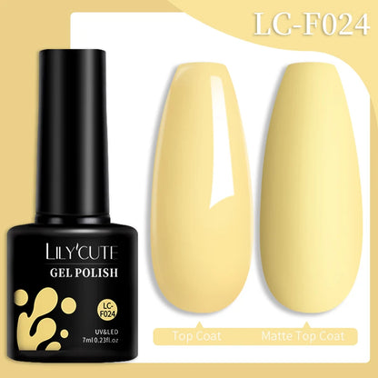 LILYCUTE 7ML Snelle-Extensions Nagelgel - Semi-permanente Acryl Kristalwit & Helder Nude Nagellak voor Prachtige UV Opbouw