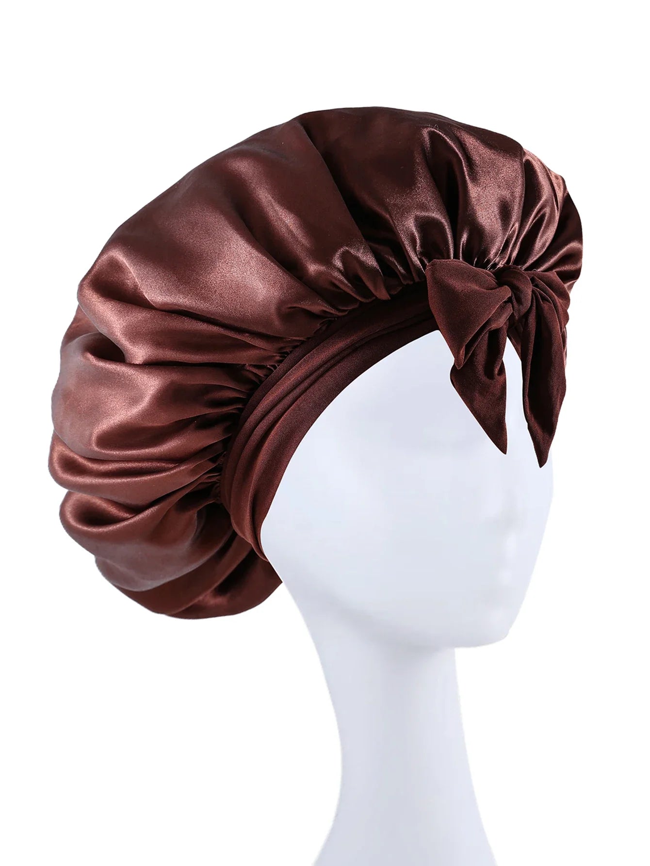 Premium Satin Sleep Bonnet – Overnight Hair Protection