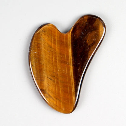 Revitaliseer je huid met onze Rozenkwarts Hart Gua Sha Tool - Perfect voor het liften van de kin en neus, verstrakken en gezichts- massage!