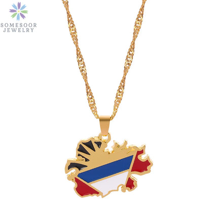 Stijlvolle SOMESOOR Afrikaanse nationale vlag ketting - Vier Nigeria, Ghana en Jamaica met hip-hop emaille hanger kettingjuwelen - Perfect cadeau voor vrouwen