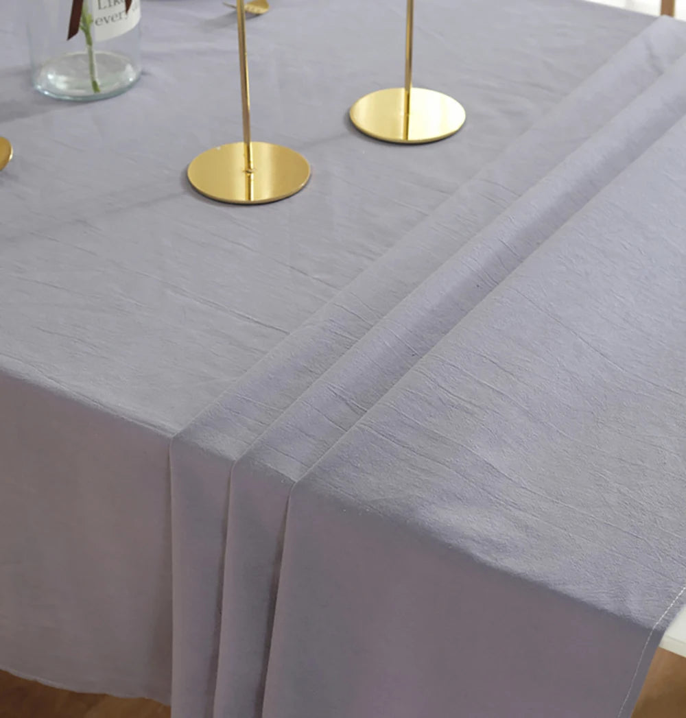 Solid Color 100% Cotton Fabric for Sewing Tablecloth Quilting Embroidery DIY Crafts Apparel Cloth 140cm Wide