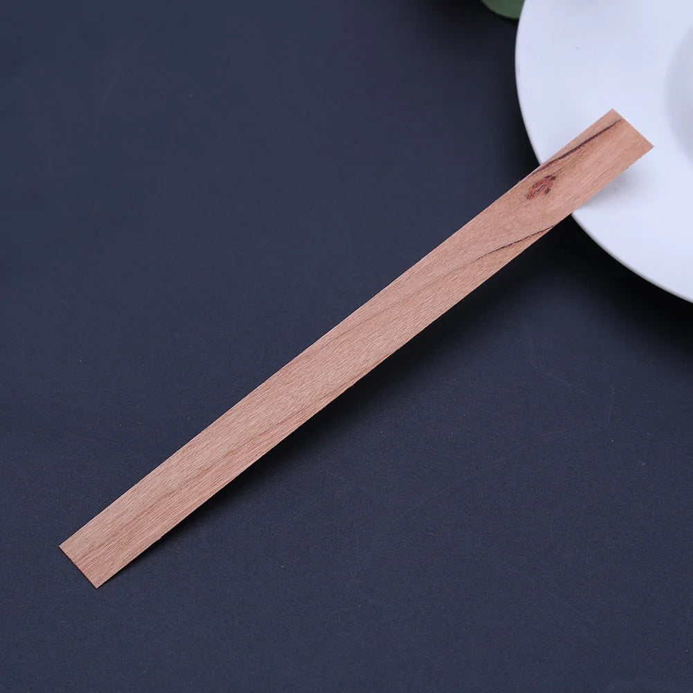 Wooden Candle Wicks Smokeless Wood Wick Strips for Soy Wax Candles DIY Candle Making Supplies