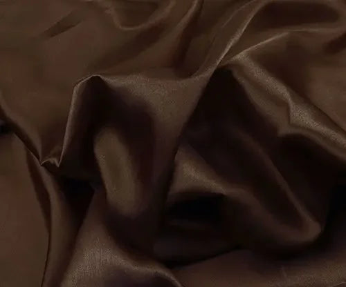 Satin Imitation Silk Fabric 150cm Wide Polyester Lining Cloth for Dresses Decor DIY Sewing by Meter