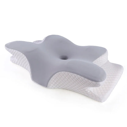Ergonomisch Geheugenfoam Cervicale Nek Pillow - Ultieme Ondersteuning voor Zijslapers, Rugslapers en Buikslapers