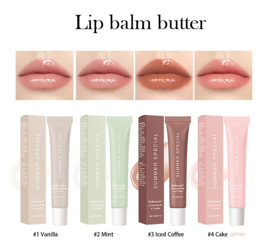 Luxe Hydraterende Lippenboter Balsem Set - 4 Stuks voor Volle, Glanzende Lippen met Diepe Hydratatie en Glans