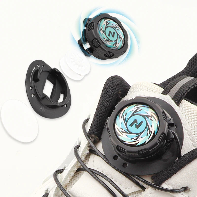 Revolutionaire Elastische Veters Zonder Knoop met Draaiende Gesp - Perfect voor Volwassenen en Kinderen! Dikke Ronde Ontwerp voor Comfortabele Sneakers.