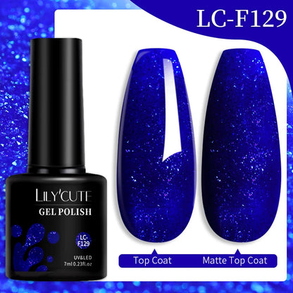 LILYCUTE 7ML Snelle-Extensions Nagelgel - Semi-permanente Acryl Kristalwit & Helder Nude Nagellak voor Prachtige UV Opbouw