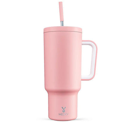 Meoky 40oz RVS Reistumbler - Stijlvolle Multi-Prints, Lekvrij Ontwerp, Perfect voor Koffie, Water en Cadeaus voor Onderweg!