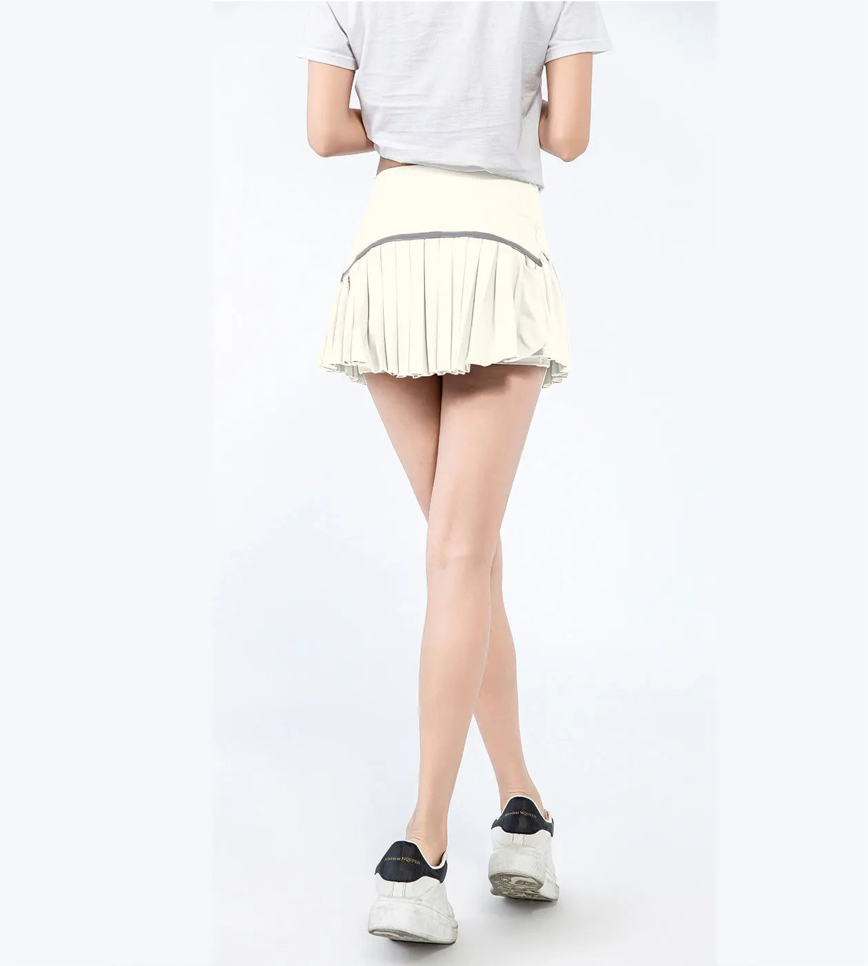Trendy Dames Zomer Sport Shorts - Plisségordel met Antiverblindingsontwerp voor Buitensporten, Hardlopen en Tennis - Ademend en Stijlvol!