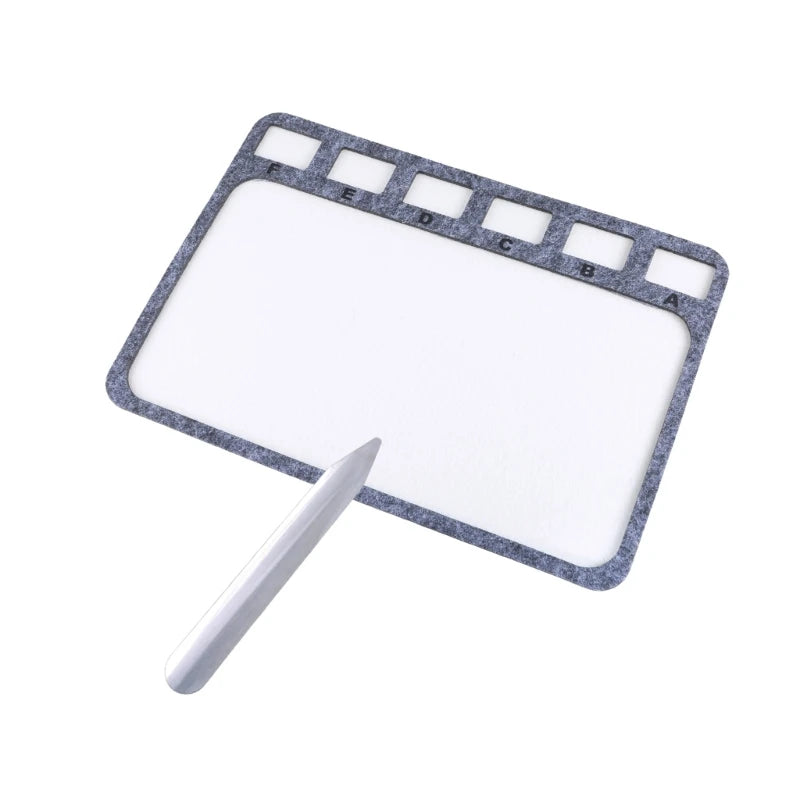 Perlenmatte Set 2 teilig Filz Perlenboard mit Alphabet für Schmuckherstellung DIY Bastelbedarf