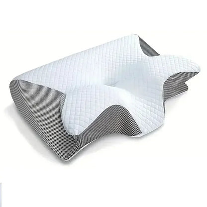 Luxueus Vlindervormig Geheugenfoam Kussen voor Ultime Nekondersteuning – Gecontourneerd Orthopedisch Ontwerp voor Pijnverlichting en Ontspanning terwijl je Slaapt