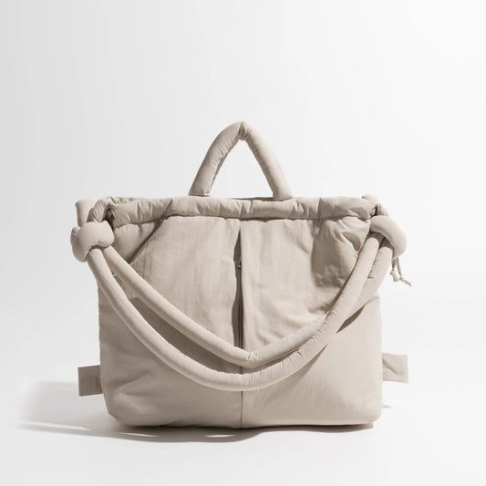 Chic Nylon Gevoerde Tas voor Vrouwen - Stijlvolle Zachte Puffer Schouder- en Crossbody Handtassen met Vintage Flair en Voldoende Ruimte 2023