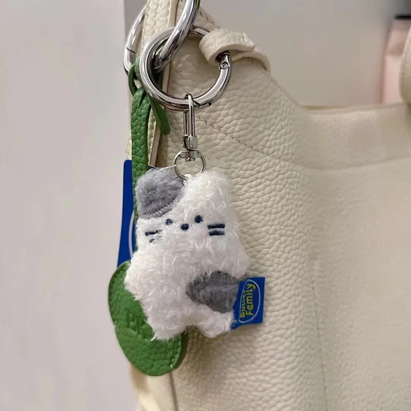 Charmante 7cm Butter Konijn Plush Sleutelhanger - Schattige Anime Knuffel Perfect voor Kinderverjaardagen!