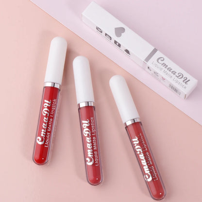 CmaaDu 18 Matte Mist Lip Glaze - Langdurige Waterproof Hydraterende Lipgloss voor een Natuurlijk Gezonde Glimlach