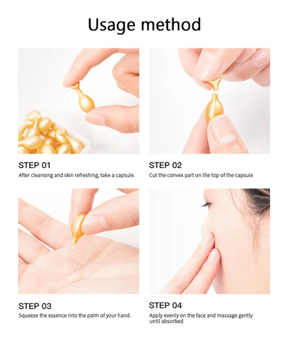 Revitaliseer je huid met 20/50 stuks collageen gezichtsverzorgingscapsules – richt je op acne, rimpels en bereik een stevige, stralende huid met hyaluronzuur essentie uit Korea!