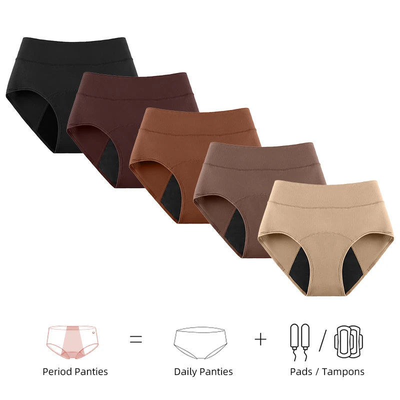 Ultra-absorberende 3-laags menstruatieonderbroek voor ultiem comfort - Ademend, waterdichte slips perfect voor zwangerschap en incontinentie