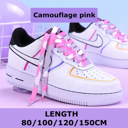 Levendige Regenboog Veters - Perfect voor Casual Canvas Schoenen, Unisex Kleurrijk Gradient Ontwerp, 1 Paar