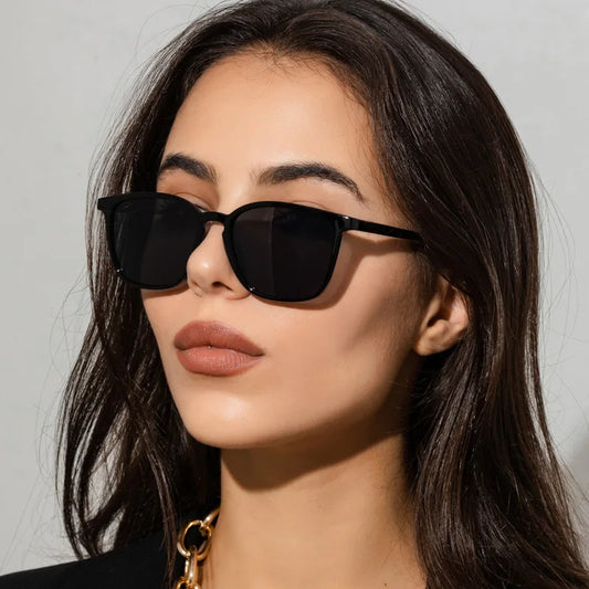 Trendy 2023 Dames Retro Rechthoekige Zonnebril - Chic Merken Designer Zonnebrillen met Leuke Kleurrijke Vintage Stijl