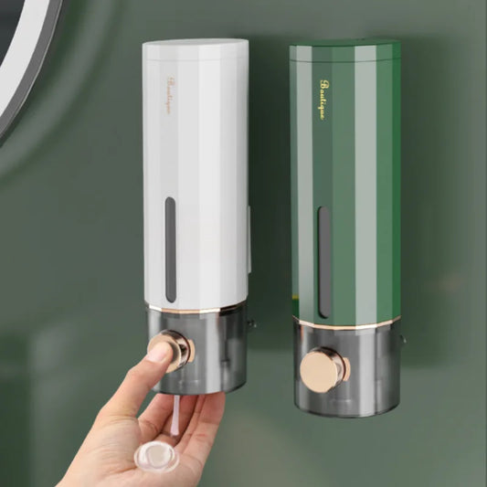 Stijlvolle 450ml Wandgemonteerde Vloeibare Zeepdispenser voor uw Badkamer - Ideaal voor Handdesinfectiemiddel, Douchegel en Meer! Perfect voor Gezins- en Hotelgebruik!