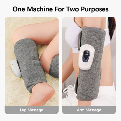 Oplaadbare Draadloze Elektrische Beenmassager met Luchtcompressie - 3 Modi van 360° Kuitmassage voor Ultieme Ontspanning