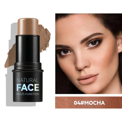 Veelzijdige Make-up Contouring Bronzer Stick - All-in-One Highlighter, Verhelderende Blush en Concealer Crème!