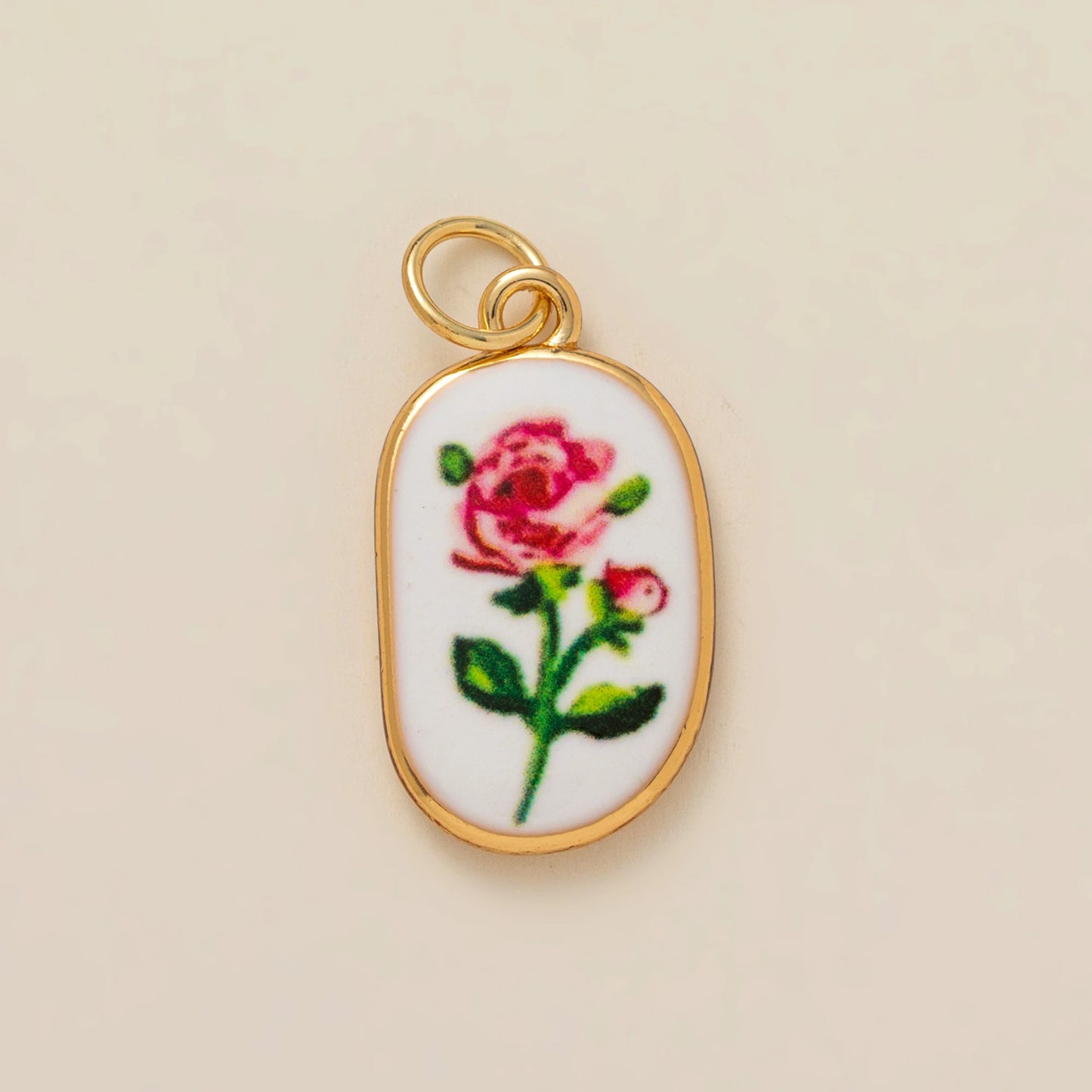 Flower Enamel Charms Tulip Fruit Pendants DIY Jewelry