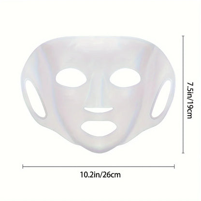 Revitaliseer je huid met onze 3D siliconen masker cover - herbruikbaar oor-hangend hydraterend en verstrakend gezichtsverzorgingshulpmiddel!