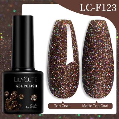LILYCUTE 7ML Snelle-Extensions Nagelgel - Semi-permanente Acryl Kristalwit & Helder Nude Nagellak voor Prachtige UV Opbouw