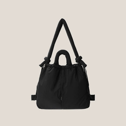 Chic Nylon Gevoerde Tas voor Vrouwen - Stijlvolle Zachte Puffer Schouder- en Crossbody Handtassen met Vintage Flair en Voldoende Ruimte 2023