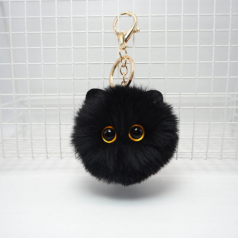 Schattige Pluche Kat Sleutelhanger - Charmante Cartoon Pop Pendant voor Dames en Meisjes Tassen, Autosleutels, en een Perfect Cadeau Accessoire voor Kinderen
