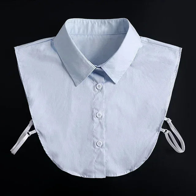 Chic 2024 Voorzijde Strik Witte Afneembare Kant Kraag voor Dames – Vintage Stijl Blouse Accessoire voor een Modebewuste Uiterlijk